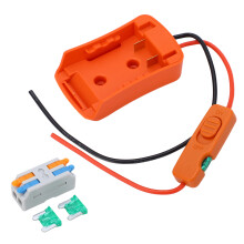 12Awg Wire Battery Adapter Power Wheel Converter For Stanley18V20V Lithium Compatibility Integrated Fuse Protection Simple Installation Versatile