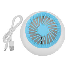 Compact Portable Fan Foldable Mini Pocket Hand Fan Quiet Blade Fan USB Charging Makeup Mirror Fan Hands-Free Fan Adjustable Speed Settings