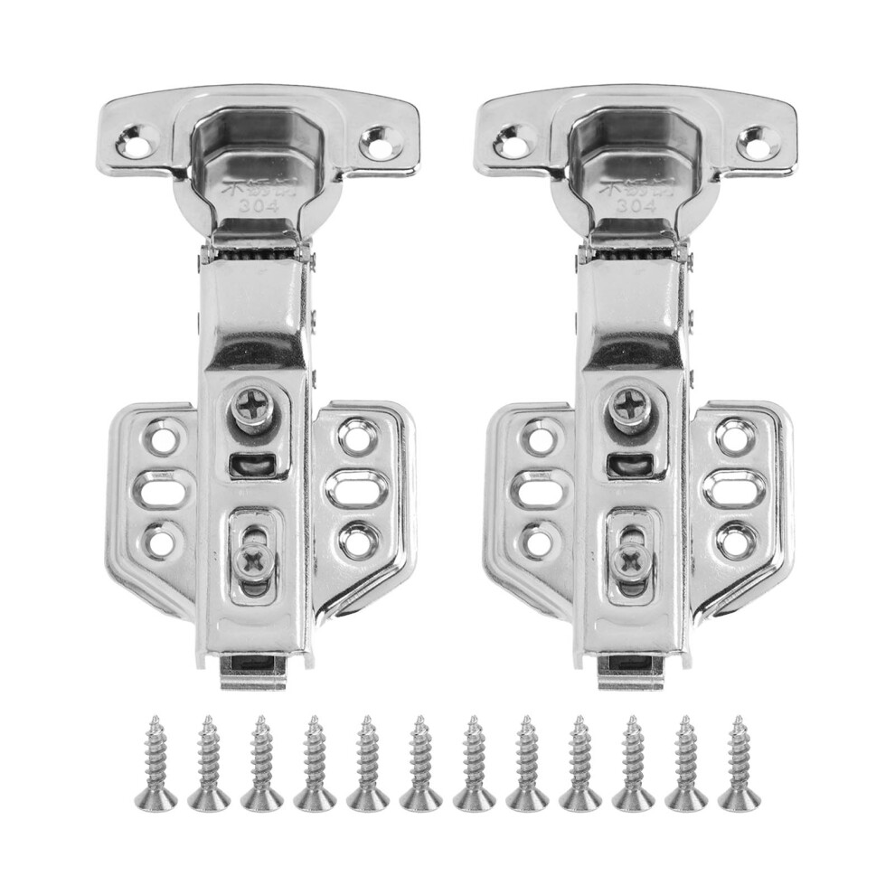 Concealed Hydraulic Cabinet Hinges Soft Closing Full Overlay Hidden Built In Damper Mechanism Adjustable Mounting Frameless Strong And Reliable For 9432746080731