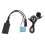 External Device Connection Car Stereo Adapter, Bluetooth 5.0 Audio Module Waterproof ABS Build Hands-Free Calling Support Wide Format Compatibility 3