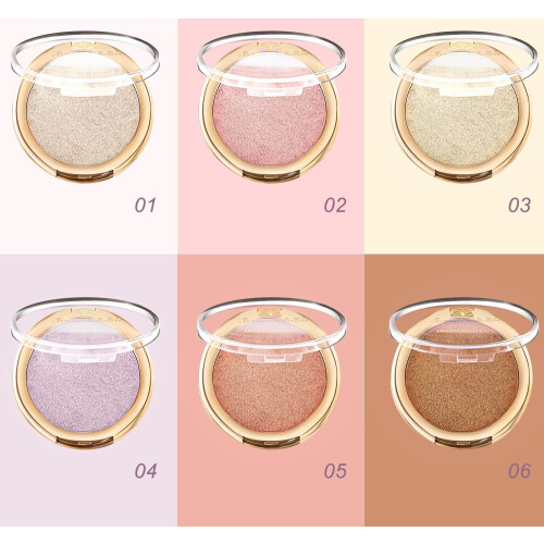 Highlighter Powder with Buildable Glow and Precise Nose Contour, Solid Compact 33g Pack 1
