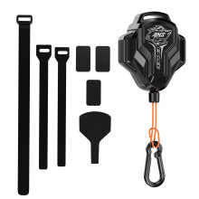 Bike Tow Strap for Kids with AutoRetractable Design, 220lb Max Pull, ParentChild Cycling Rope Black 2.0
