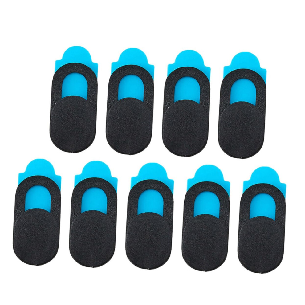 9Pcs Webcam Cover For Laptop And Smartphone, Sliding Camera Privacy Cover For Tablet, Black 9169991646459