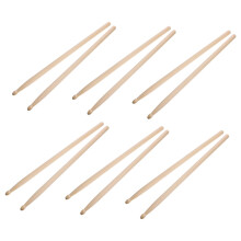 Maple Drumsticks for Adults with Ergonomic AntiSlip Grip, Durable Balanced Wood for Marching Band