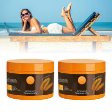 Tanning Gel 150ml  Luxury Intensive Fast Bronzing for Sunbeds and Outdoor, 2pcs