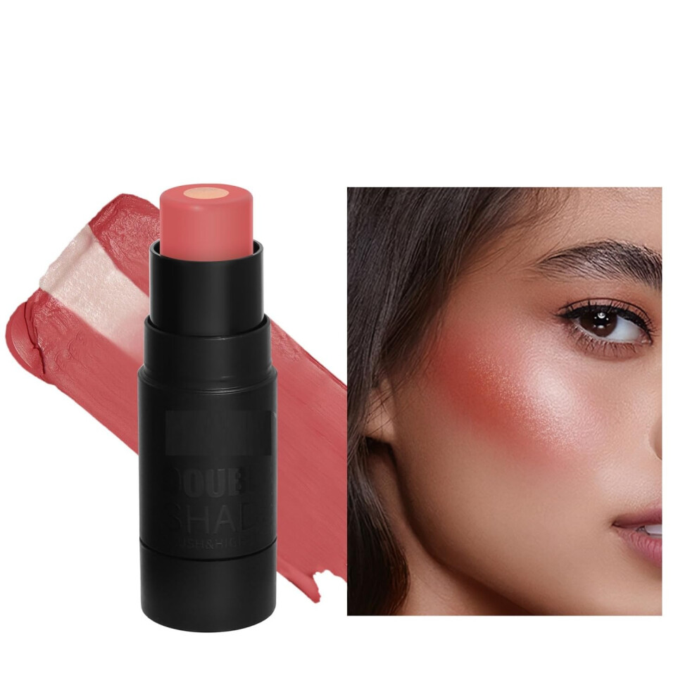 Cream Blush Palette 6Color Matte And Glow Finish Longlasting Buildable Blush For Cheeks Color 05