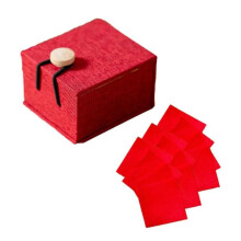Ancient Chinese Lipstick Paper with LongLasting Velvet Finish, Traditional Red Lip Rouge Sheets in Gift Box