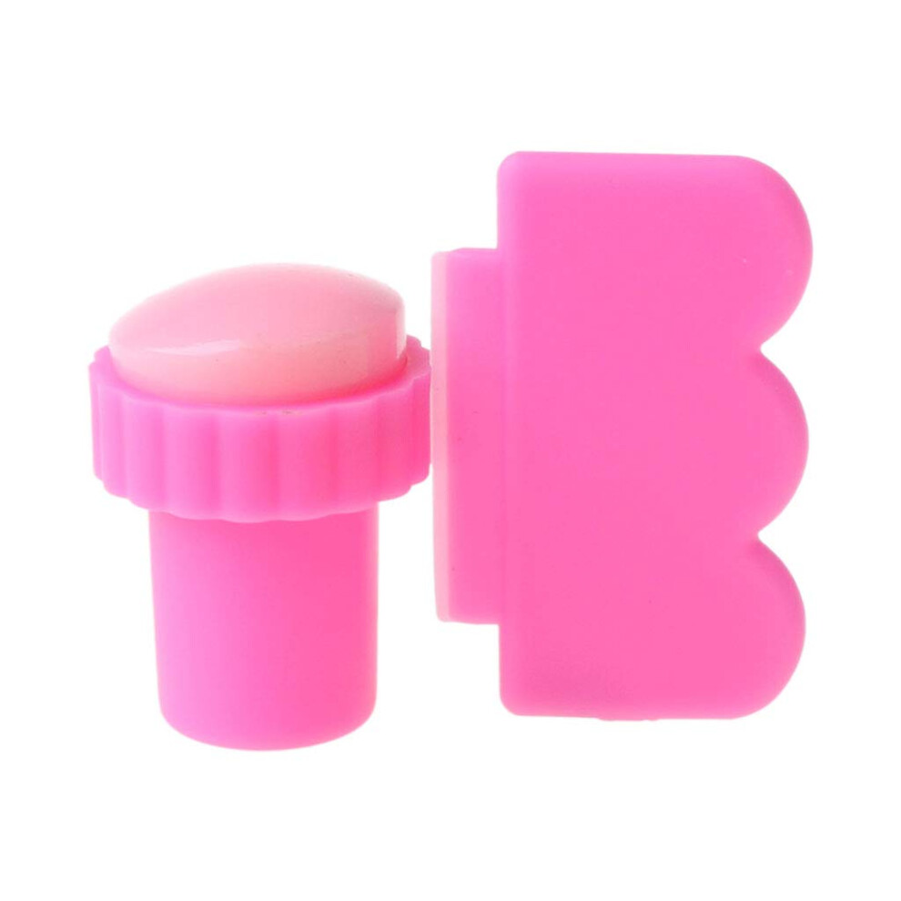 Nail Stamping Kit with Stamper and Scraper for DIY Manicure Acrylic and Gel Nails