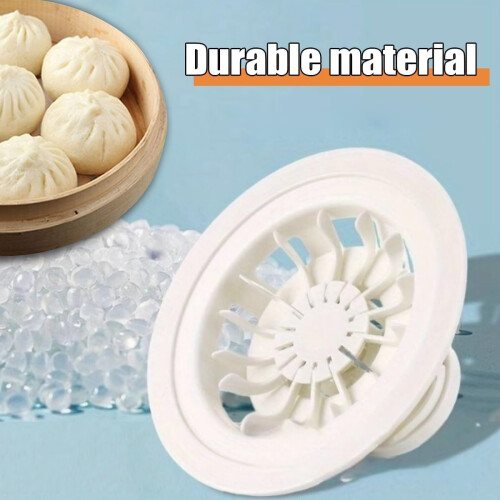 Bun Maker Machine with Quick FlowerShaped Press, Foldable Dumpling Maker Mold for Uniform Buns 2