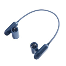 Portable Neck Fan Hands Cooling Device with Adjustable Speeds for Outdoor Sports Travel Blue