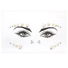 Face Gems Rhinestone Stickers for Festivals Glitter Crystal Eye Jewels Mermaid Party Decoration