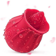 Rose Toy for Women Clitoral Sucker with 10 Speeds Quiet Rose Tongue Design for Couple Play