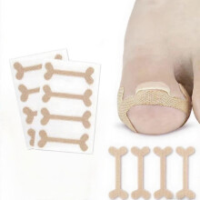 Ingrown Toenail Treatment Strips 20pcs Pain Breathable Correction Patch for AtHome Care Shape D