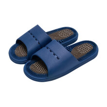 Massage Slippers EU 44/45 Blue Acupressure Sandals for Plantar Fasciitis Relief and Blood Circulation