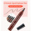 Waterproof Microblading Eyebrow Pencil with 4 Fork Tip, Long Lasting Natural 3D Brow Effect 5