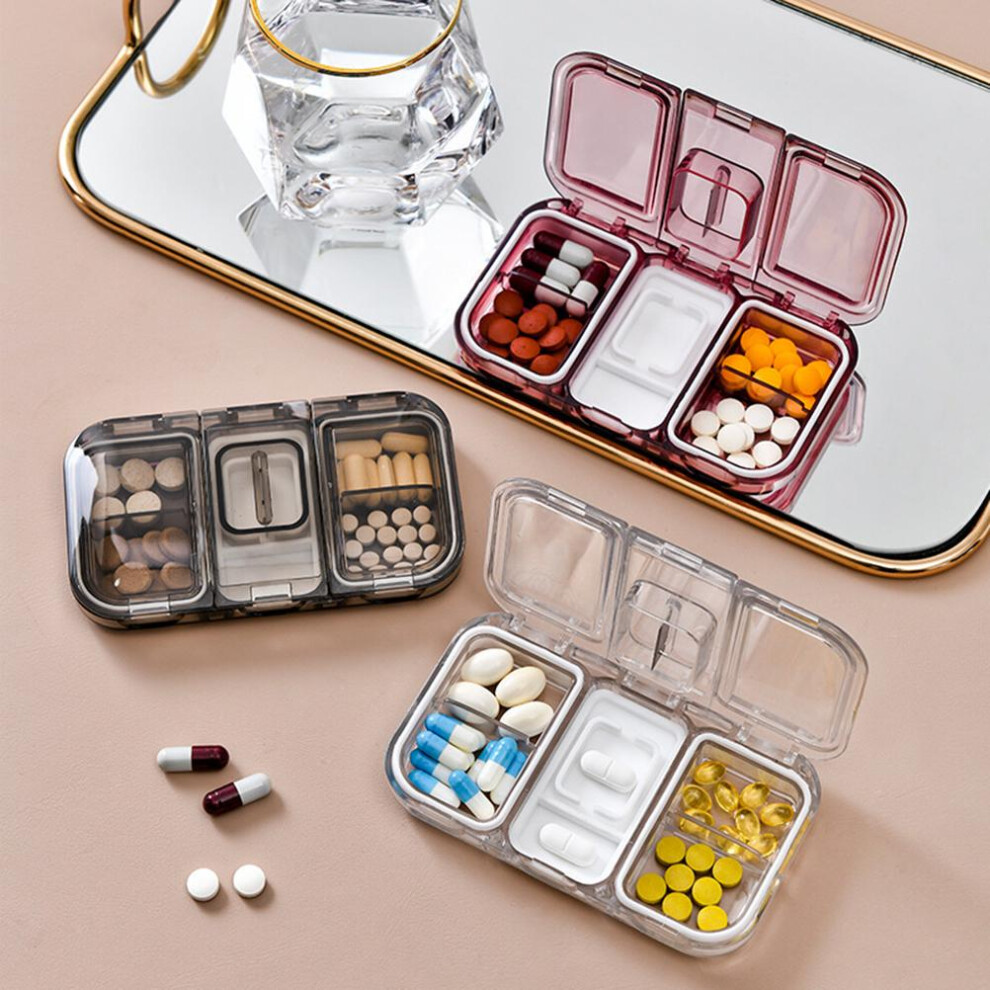 2-in-1 Portable Pill Organizer & Cutter, Dustproof, 1272cm