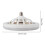 Loftventilatorlampe 30W E27 260mm 3-hastigheder 4