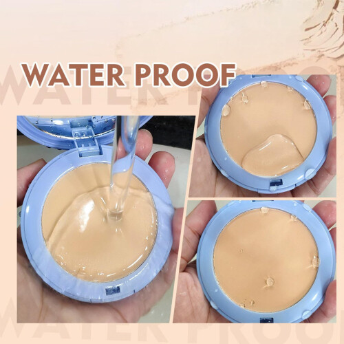 Matte Pressed Powder with LongLasting Oil Control Waterproof Flawless Finish Compact (Shade 2) 1
