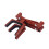 Foldable Violin Stand Lightweight Secure Instrument Placement for Travel and Display Dark Red 1