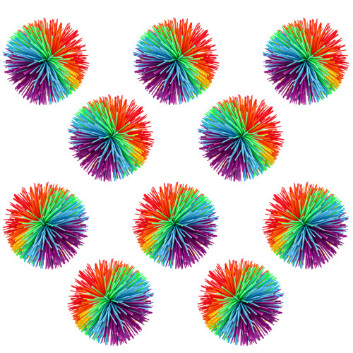 10X Sensorische String Bälle aus Silikon 2