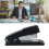 Multi Functional Metal Stapler 20 Sheets Binding Full Strip Stapler With Adjustable Strike Positions Staple Supply Indicator Reversible Crimp Area 7