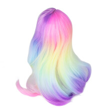Gradient Color Ball Joint Doll Wig for 21-24cm 1:3 Soft High Simulation