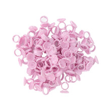 Eco-Friendly Material Non-Toxic Odorless Disposable Glue Cups Easy To Use Multi Purpose Beauty Accessory Adjustable Ring Diameter Spill Proof Glue