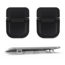 Supporto per laptop pieghevole dal design ergonomico, struttura in lega di alluminio, piedini rimovibili e riutilizzabili, supporto invisibile per la
