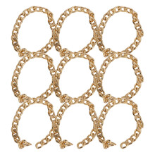 Jewelry Making Decorative Bag Chains Lightweight And Durable Flat Chain Strap Purse Extender Chain Easy To Attach Widely Application Advanced