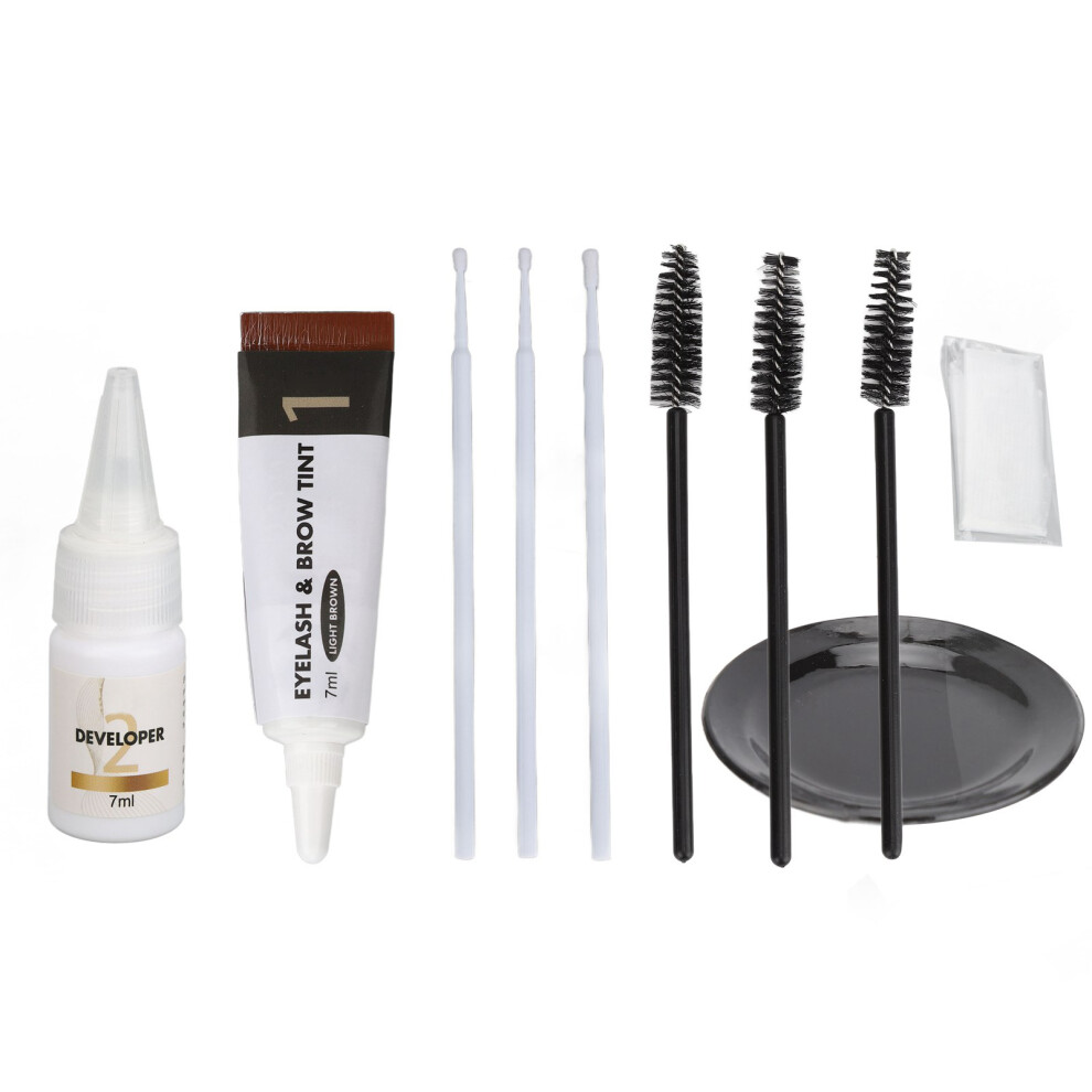 Salon Quality Eyelash And Eyebrow Color Kit With Sweat Resistant Finish Non Irritant For Repeated Application
