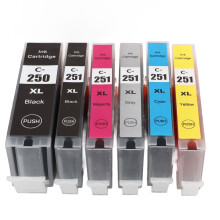 100Percent Compatibility Ink Cartridge Replacement For Canon PIXMA Printers Sharp Text Graphics Smooth Ink Delivery Durable Output Suitable For