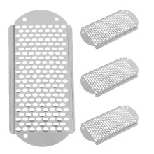 4pcs Foot Callus Remover Stainless Steel Foot File Set for Dead Skin and Cracked Heel Care