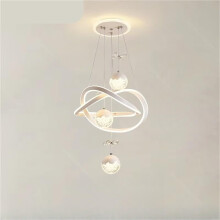 Modern Restaurant Chandelier Round Ball Dimmable LED Dining Room Light Fixture Elegant Design