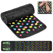 Foot Massage Mat with Adjustable Acupressure Stones for Pain Relief, FullLength Reflexology for Elderly and Home Use