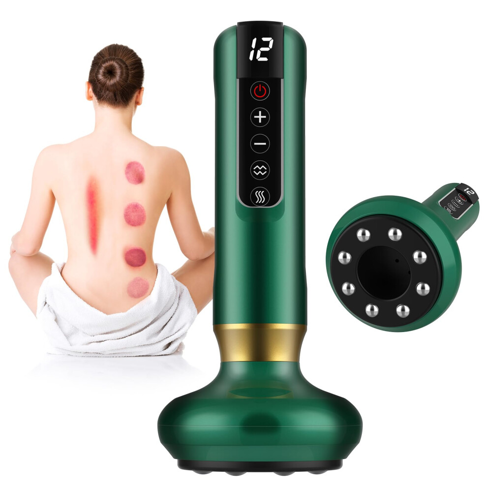 Cellulite Massager with Infrared, 12 Suction Modes Body Slimming Device, Rechargeable for Home Use