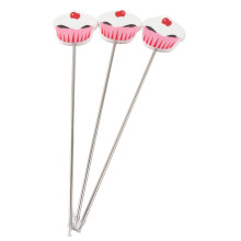 Robustes Edelstahl-Kuchenprüfer-Set mit 3 Stück für Backen von Brot, Muffins und Keksen