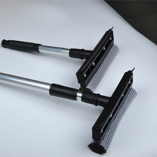Double-Sided Window Scraper with Retractable Handle 1