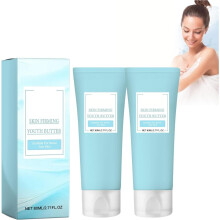 Skin Firming Cream and Anti Aging Body Butter Duo, Deep Hydration for Face, Neck and Dry Skin, 80ml x2