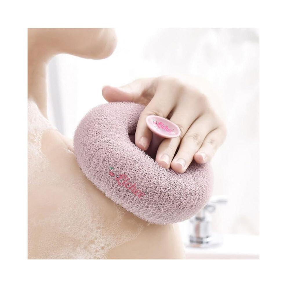 Bath Loofah Exfoliating Shower Sponge with Gentle Skin Exfoliation and Quick Dry Hanging