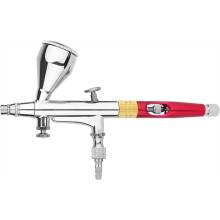 Gravity Feed Dual Action Airbrush Kit with 0.3mm Nozzle for Model Painting, Nail Art and Makeup