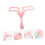 Foldable Eyebrow Stencil Kit with Ruler for Precise Brow Shaping and Reusable Template 2
