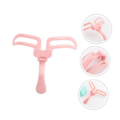 Foldable Eyebrow Stencil Kit with Ruler for Precise Brow Shaping and Reusable Template 2
