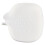 Silicone Soap Dish with Draining Tray, White, Durable and Drainable 1
