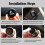 Car Cigarette Lighter 12V Universal Replacement Plug with Quick Heat and Dustproof Socket 4