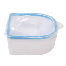Nail Soak Off Bowl with Double Layer Design for Gel Polish Removal and Professional Nail Salon Use