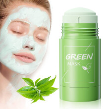 Green Tea Clay Mask Stick Blackhead Remover Deep Pore Cleansing Oil Control for All Skin Types
