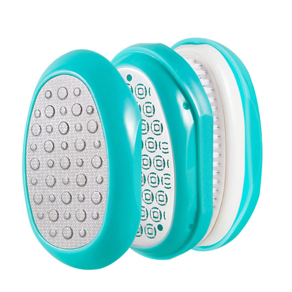 Blue Pedicure Foot File Stainless Steel Dualsided Rasp Callus Remover For Dead Skin Feet Professional Tool