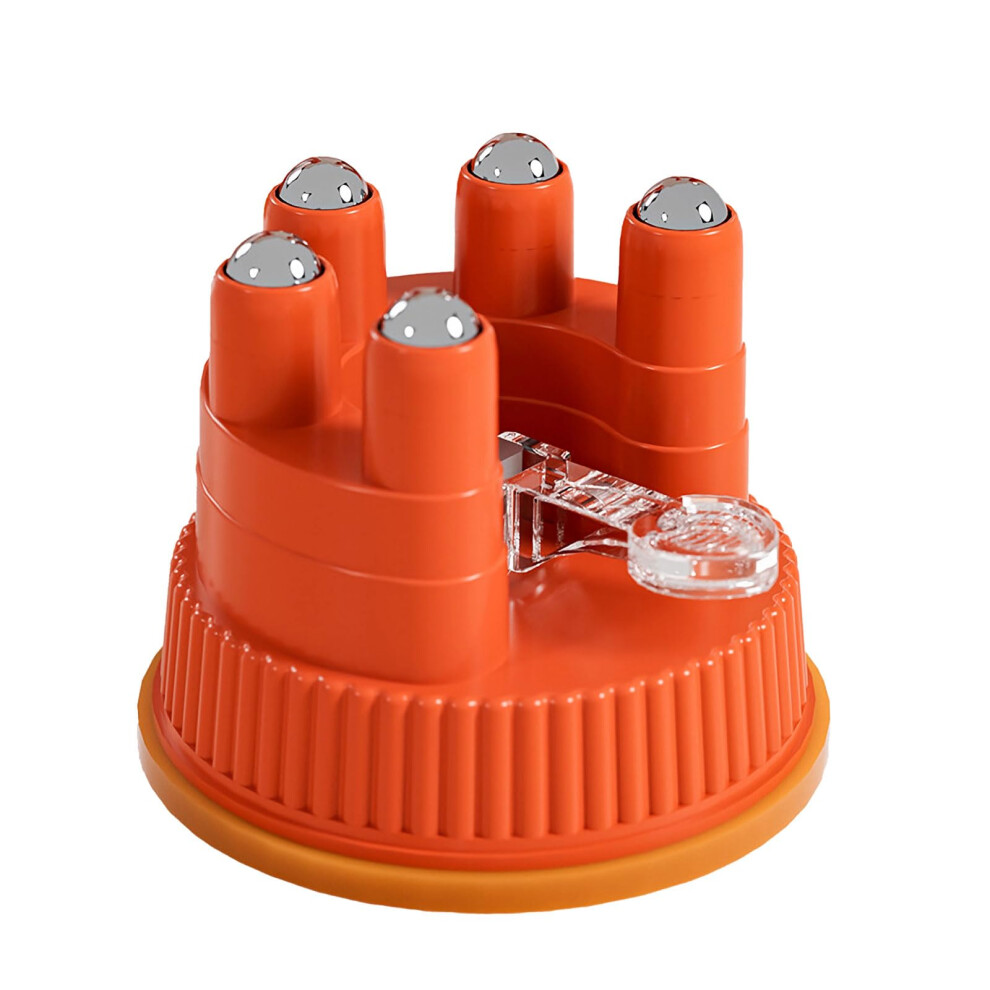 Wall Mounted Back Massager with Suction Cup Multi Roller Balls for Trigger Point and Muscle Relief