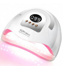 UV LED Nail Lamp 380W with 81 Beads, Automatic Sensor Gel Nail Dryer with 4 Timer Settings for Fingernails and Toenails