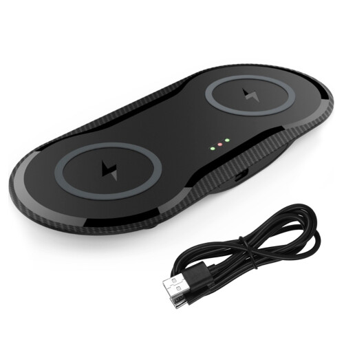 Adjustable Charging Angle Wireless Charging Pad With Fast Wireless Charging Performance, Dual10W Output And Portable Design, Safe Efficient Charging